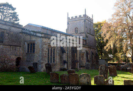 St. Kenelm`s Church, Enstone, Oxfordshire, England, UK Stock Photo